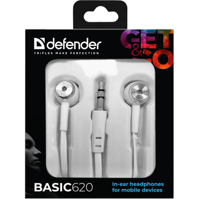 Навушники DEFENDER (63625)Basic-620 білий