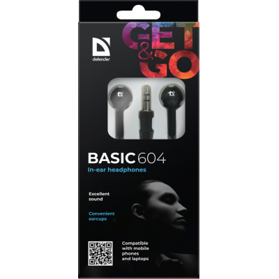 навушники DEFENDER Basic-604 black