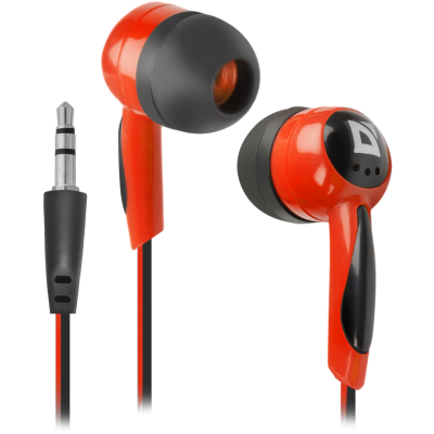 навушники DEFENDER Basic-604 Red/Black