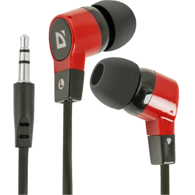 навушники DEFENDER Basic-619 black/red навушники DEFENDER Basic-619 black/red