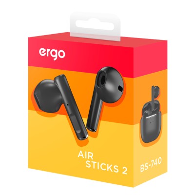 Навушники ERGO BS-740 Air Sticks 2 Чорний