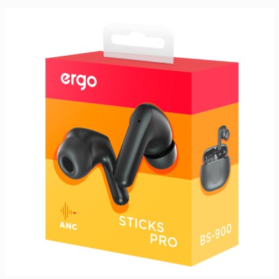 Навушники ERGO BS-900 Sticks Pro Чорний