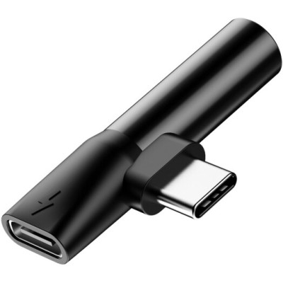 Перехідник Baseus L41 Type-C To Type-C + 3.5mm Black (CATL41-01)