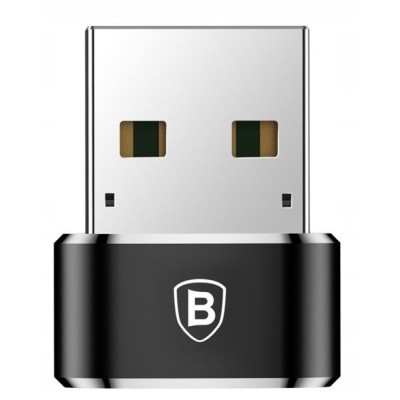 Перехідник Baseus Type-C To USB (Black) (CAAOTG-01)