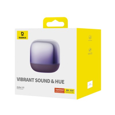 Портативна Акустика Baseus AeQur V2 A20056200521-00 Purple Портативна Акустика Baseus AeQur V2 A20056200521-00 Purple