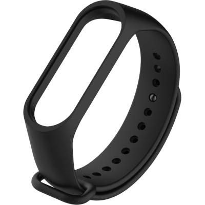 Ремінець для фітнес браслета Xiaomi Mi Band 3/4 Black