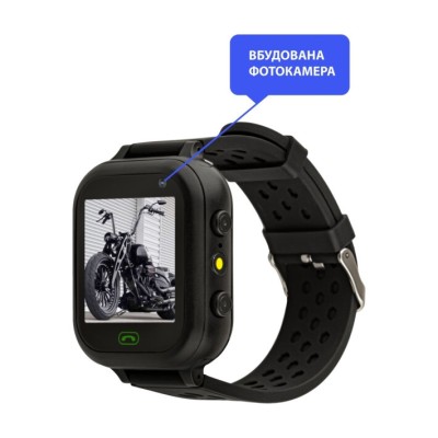 Смарт-годинник Для дітей AmiGo GO009 Black (Чорний)
