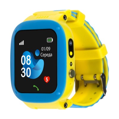 Смарт-годинник Для дітей AmiGo GO004 GLORY Blue-Yellow