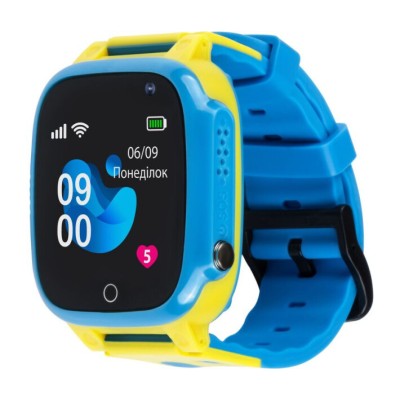 Смарт-годинник Для дітей AmiGo GO008 GLORY GPS WIFI Blu-Yel