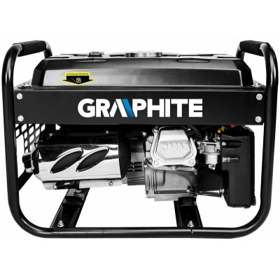 Генератор бензиновий GRAPHITE 230В (1 фаза), 2/2.2кВт, ручний старт, AVR, 40кг