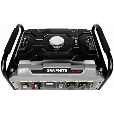 Генератор бензиновий GRAPHITE 230В (1 фаза), 2/2.2кВт, ручний старт, AVR, 40кг
