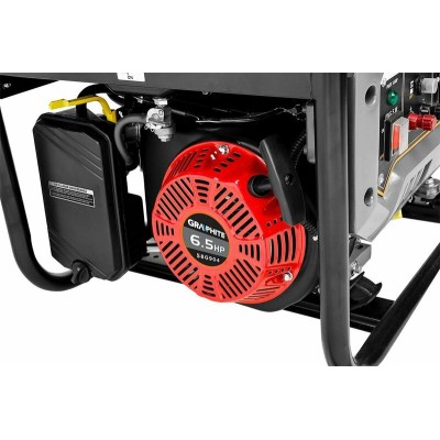Генератор бензиновий GRAPHITE 230В (1 фаза), 2/2.2кВт, ручний старт, AVR, 40кг
