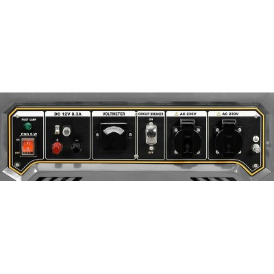 Генератор бензиновий GRAPHITE 230В (1 фаза), 2/2.2кВт, ручний старт, AVR, 40кг