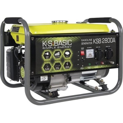 Генератор бензиновий Konner&Sohnen Basic KSB 2800A, 230В, 2.8кВт, ручний запуск, 36.2кг Генератор бензиновий Konner&Sohnen Basic KSB 2800A, 230В, 2.8кВт, ручний запуск, 36.2кг