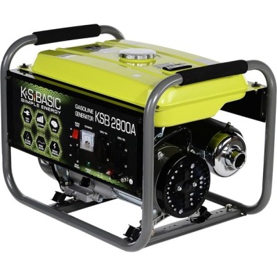 Генератор бензиновий Konner&Sohnen Basic KSB 2800A, 230В, 2.8кВт, ручний запуск, 36.2кг Генератор бензиновий Konner&Sohnen Basic KSB 2800A, 230В, 2.8кВт, ручний запуск, 36.2кг