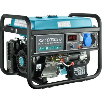 Генератор газобензиновий Konner&Sohnen KS 10000E G, 230В, 8.0кВт, електростартер, 87кг Генератор газобензиновий Konner&Sohnen KS 10000E G, 230В, 8.0кВт, електростартер, 87кг