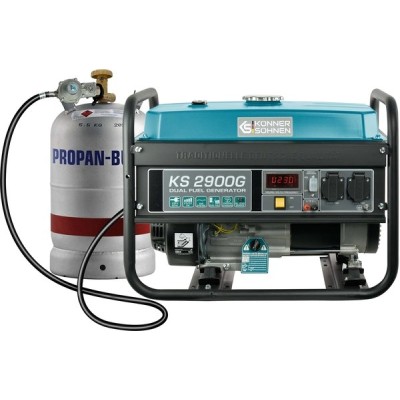 Генератор газобензиновий KonnerSohnen KS 2900G, 230В, 2.9кВт, ручний запуск, 43кг