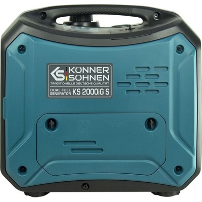 Генератор газобензиновий інверторний Konner&Sohnen KS 2000iG S, 230В, 2.0кВт, ручний запуск, 19кг Генератор газобензиновий інверторний Konner&Sohnen KS 2000iG S, 230В, 2.0кВт, ручний запуск, 19кг