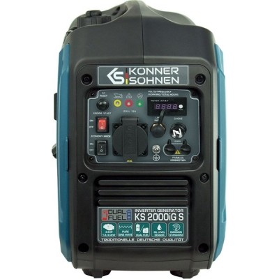Генератор газобензиновий інверторний Konner&Sohnen KS 2000iG S, 230В, 2.0кВт, ручний запуск, 19кг Генератор газобензиновий інверторний Konner&Sohnen KS 2000iG S, 230В, 2.0кВт, ручний запуск, 19кг