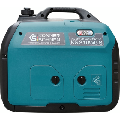 Генератор газобензиновий інверторний Konner&Sohnen KS 2100IGS, 230В, 2.0кВт, ручний стартер, 19кг