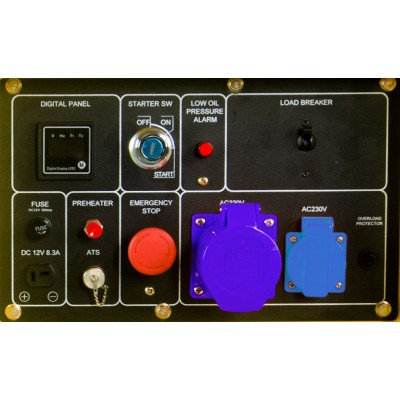 Генератор дизельний KOMPAK K6100SE 5000/5500 W