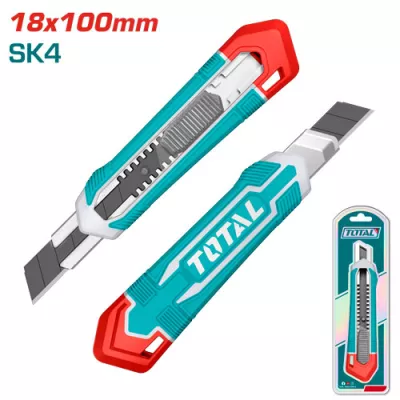 Ніж TOTAL THT511815 висувне лезо 18x100мм, довжина 179мм.