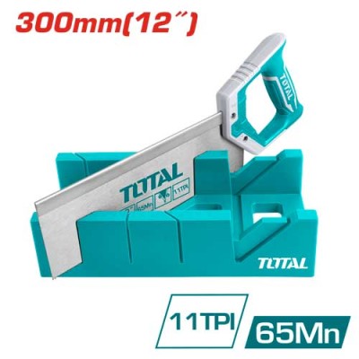 Ножівка TOTAL THTK591262 зубів на дюйм, довжина 300мм + стусло Ножівка TOTAL THTK591262 зубів на дюйм, довжина 300мм + стусло