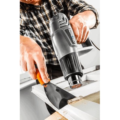 Фен_техн. GRAPHITE 2000 Вт, темпер. 25С, 80-900С, 80-600С (59G524)