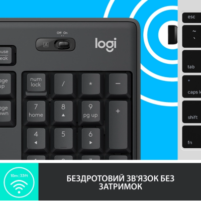 IT/наб LOGITECH MK295 Silent Wireless Combo, US, Graphite (920-009800) IT/наб LOGITECH MK295 Silent Wireless Combo, US, Graphite (920-009800)