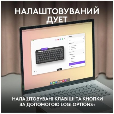 IT/наб LOGITECH Pebble 2 Combo for Mac - TONAL GRAPHITE - US INT'L - BT - MAC