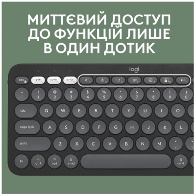 IT/наб LOGITECH Pebble 2 Combo for Mac - TONAL GRAPHITE - US INT'L - BT - MAC