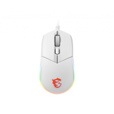 Mиша USB OPTICAL GAMING CLUTCH GM11 WHITE MSI