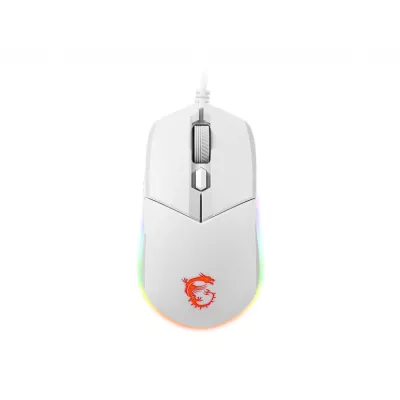 Mиша USB OPTICAL GAMING CLUTCH GM11 WHITE MSI