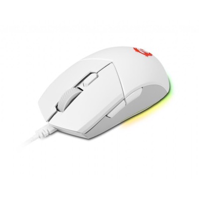 Mиша USB OPTICAL GAMING CLUTCH GM11 WHITE MSI