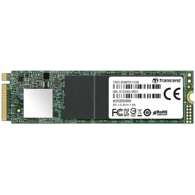 SSD внутрішні TRANSCEND MTE110S 512 Gb NVMe M.2 3D TLC (TS512GMTE110S) комп'ютерний запам'ятовувальний пристрій