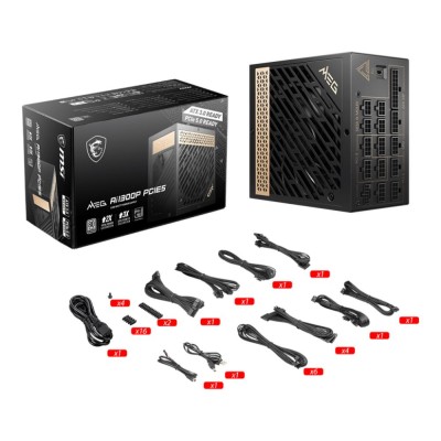 Блок живлення ATX 1300W MEG AI1300P PCIE5 MSI Блок живлення ATX 1300W MEG AI1300P PCIE5 MSI