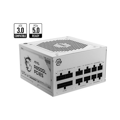 Блок живлення ATX 850W MAG A850GL PCIE5 WHITE MSI