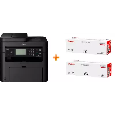 БФП лазерний CANON MF237WNE + Картриджі 737 2шт