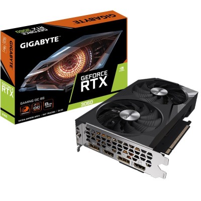Відеокарта PCIE16 RTX3060 8GB GDDR6 GV-N3060GAMING OC-8GD GIGABYTE