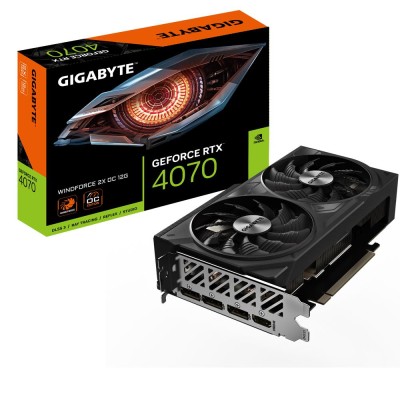 Відеокарта PCIE16 RTX4070 12GB GDDR6X GV-N4070WF2OC-12GD GIGABYTE