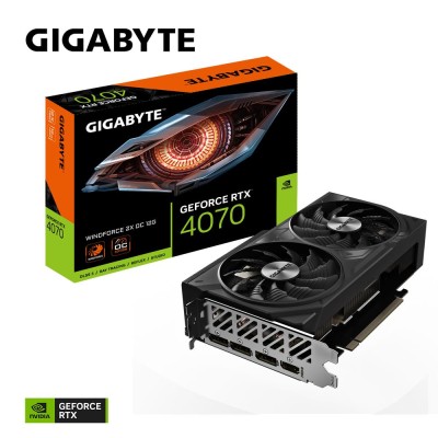 Відеокарта PCIE16 RTX4070 12GB GDDR6X GV-N4070WF2OC-12GD GIGABYTE