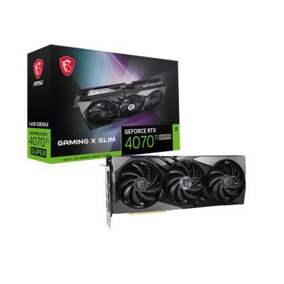 Відеокарта PCIE16 RTX4070TISUPER 16GB 4070TI SUP 16G GAM X SLIM MSI