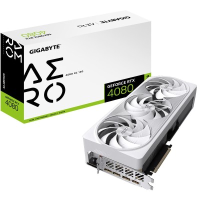 Відеокарта PCIE16 RTX4080 16GB GDDR6X GV-N4080AERO OC-16GD GIGABYTE