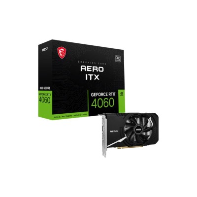 Відеокарта PCIE8 RTX4060 8GB GDDR6 RTX4060 AERO ITX 8G OC MSI