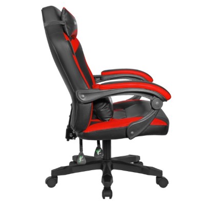 ігр. крісло DEFENDER Master Чорний/Червоний