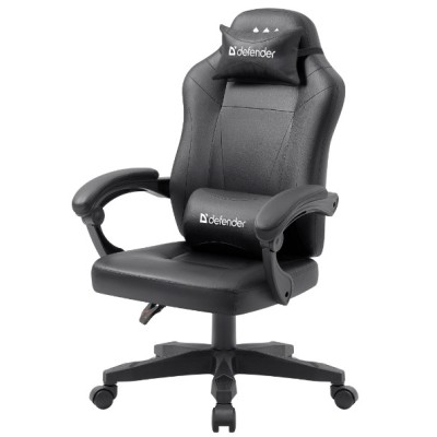 ігр. крісло DEFENDER Master, чорне