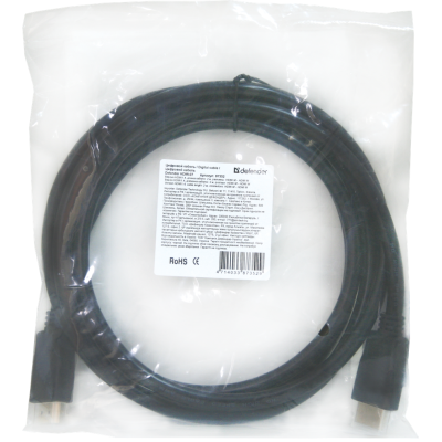 Кабель DEFENDER HDMI-17 HDMI M-M ver 1.4, 5м, пакет Кабель DEFENDER HDMI-17 HDMI M-M ver 1.4, 5м, пакет