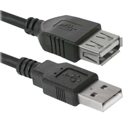 Кабель DEFENDER USB02-10 USB2.0 AM-AF, 3м, пакет