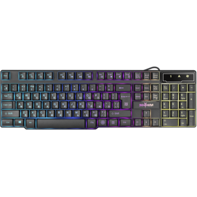 Клавіатура DEFENDER (45362) Mayhem GK-360DL RGB підсвічування, 19Anti-Ghost