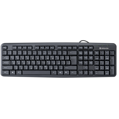 Клавіатура DEFENDER Element HB-520 USB UKR чорна Клавіатура DEFENDER Element HB-520 USB UKR чорна
